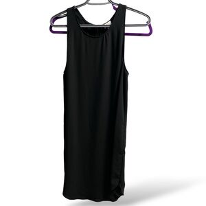 Wilfred • 100% Silk Sleeveless Lined Shift Dress • Back Zip • Black • M • EUC